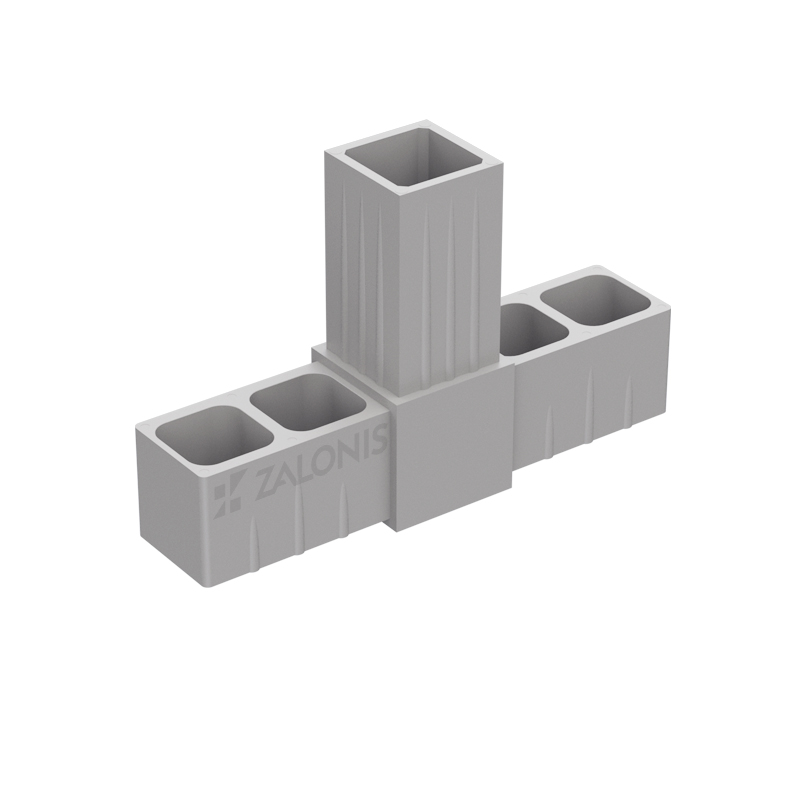 ΤΡΙΠΛΟΣ ΣΥΝΔΕΣΜΟΣ ΤΥΠΟΥ Τ 25x25 / ΓΚΡΙ