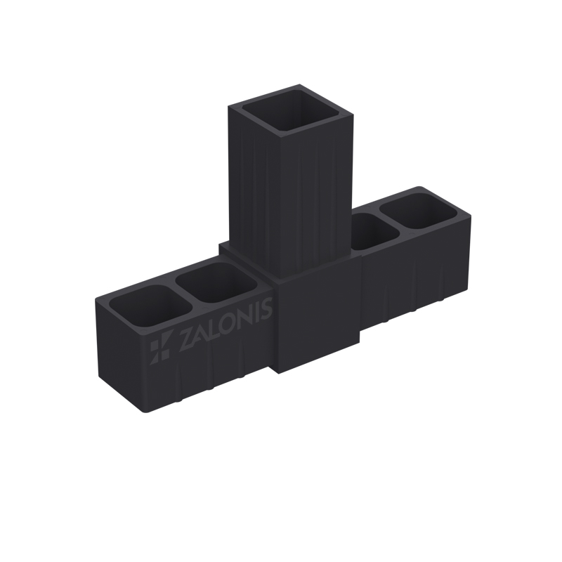 ΤΡΙΠΛΟΣ ΣΥΝΔΕΣΜΟΣ ΤΥΠΟΥ Τ 25x25 / ΜΑΥΡΟ