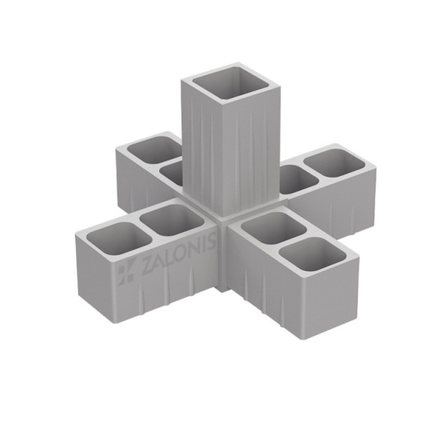 ΠΕΝΤΑΠΛΟΣ ΣΥΝΔΕΣΜΟΣ 25x25 / ΓΚΡΙ