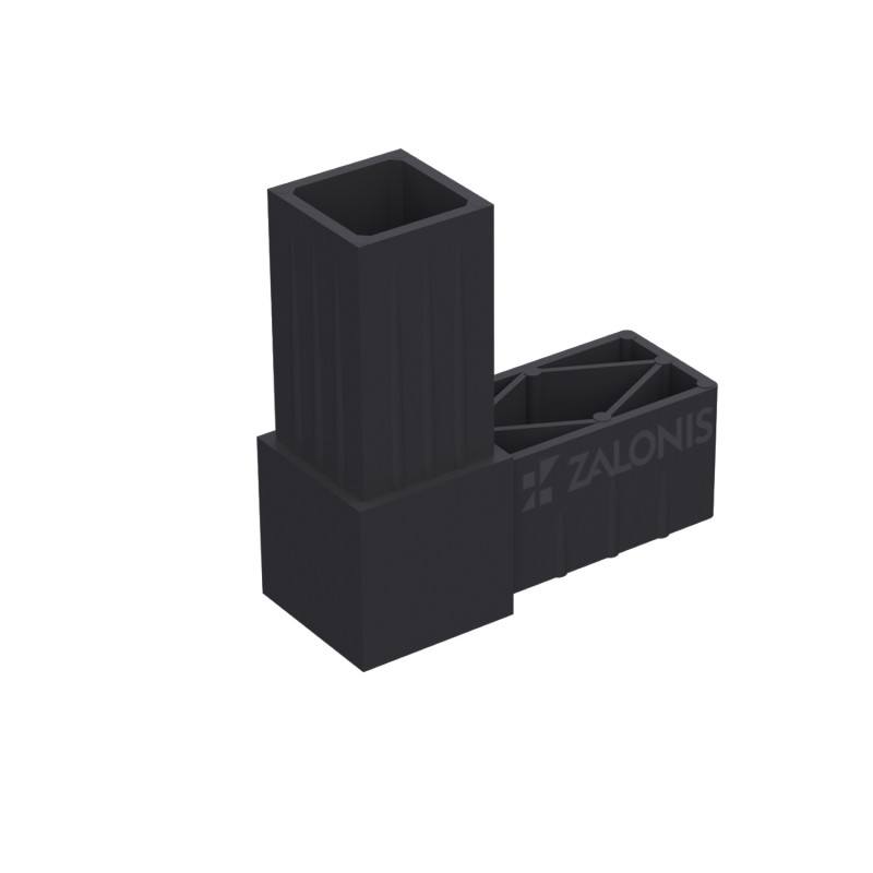 ΔΙΠΛΟΣ ΣΥΝΔΕΣΜΟΣ 30x30 / ΜΑΥΡΟ