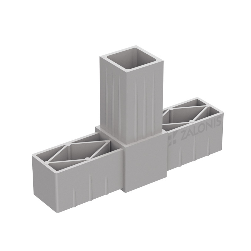 ΤΡΙΠΛΟΣ ΣΥΝΔΕΣΜΟΣ ΤΥΠΟΥ Τ 30x30 / ΓΚΡΙ