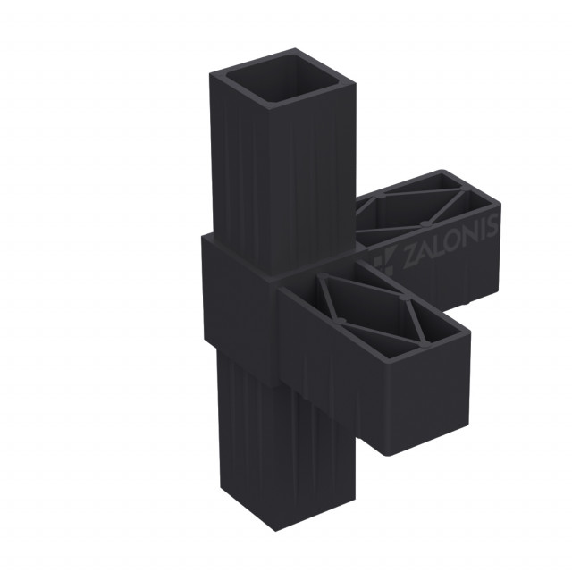 ΤΕΤΡΑΠΛΟΣ ΣΥΝΔΕΣΜΟΣ ΤΥΠΟΥ L 30x30 / ΜΑΥΡΟ