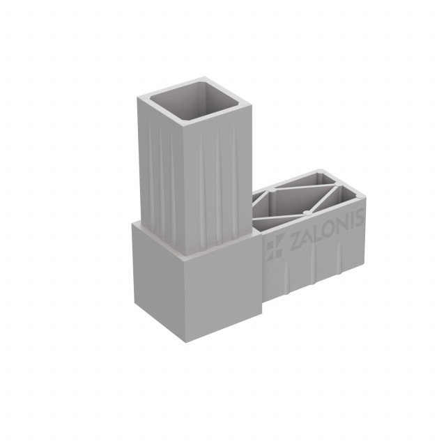 ΔΙΠΛΟΣ ΣΥΝΔΕΣΜΟΣ 40x40 / ΓΚΡΙ