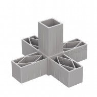 ΠΕΝΤΑΠΛΟΣ ΣΥΝΔΕΣΜΟΣ 40x40 / ΓΚΡΙ